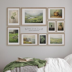 St. Patrick's Day Gallery Wall Art Set: Rustic Irish Decor (Digital Download)