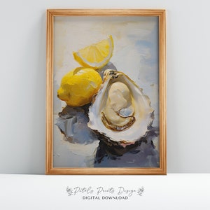 Vintage Beach Print, Abstract Coastal Painting, Trendy Wall Art, Retro Coastal Printable Wall Art, Blue Apartment Decor