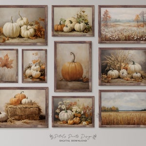 Herbst Herbst BUNDLE Druckbare Herbst Kunst Galeriewand, Herbst Dekoration Galerie Collage Wandkunst, Kunst Herbst / Herbst Stil Kunstsatz