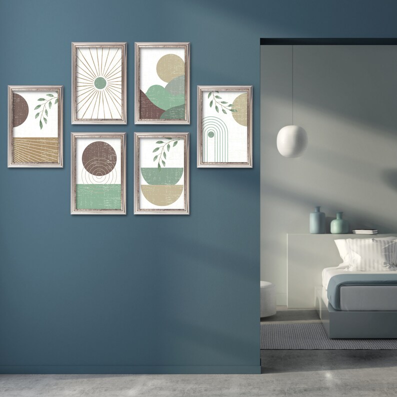 Minimal Gallery Wall Art Set Printable Wall Art Instant Etsy