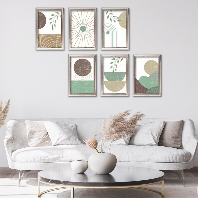 Minimal Gallery Wall Art Set Printable Wall Art Instant Etsy