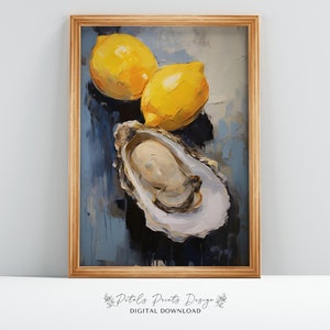 Vintage Beach Print, Abstract Coastal Painting, Trendy Wall Art, Retro Coastal Printable Wall Art, Blue Apartment Decor