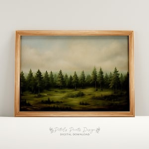 Neutral Country Printable Vintage Wall Art, Neutral Field Landscape Prints, Countryside Painting, Rustic Farmhouse Decor Art Print 2024