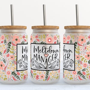 RTS // UV-DTF // Gebrauchsfertig // 16 oz Libbey Cup Wraps // Meltdown Becher