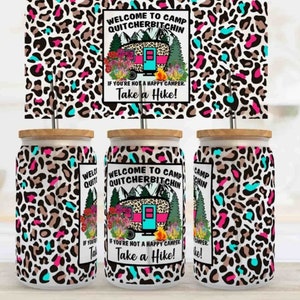 Envoltura para taza UV-Dtf/Uv dtf de 16 oz, No necesita calor, No escarda, Fácil de aplicar, Envoltura para taza, Calcomanía, Listo para enviar, Envolturas para acampada, Calcomanías para acampada, Camping/