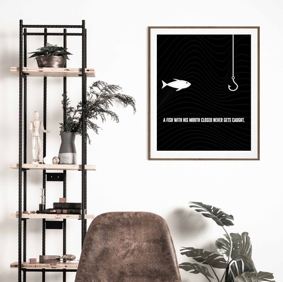 Poster Motivazionale Per Ufficio – Tela Quadro Con Cornice 90x60 Cm – Frasi Imprenditori – Decorazione Parete Moderna