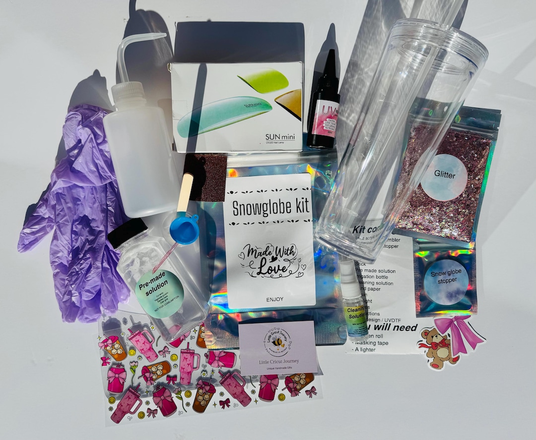 DIY Snow Globe Kit - Etsy UK