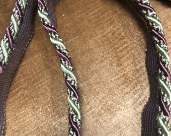 Green and Brown 1/4" Rope Cord 4 YARDS /  Trim / Piping / Drapery / Pillows / Home Decor / Upholstery / 4 Yard MINIMUM = QTY 1