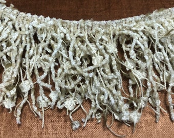 Green Fringe Rope Cord 4 YARDS /  Trim / Piping / Drapery / Pillows / Home Decor / Upholstery / 4 Yard MINIMUM = QTY 1