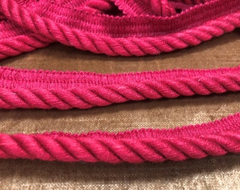 Red 1/2" Rope Cord 4 YARDS /  Trim / Piping / Drapery / Pillows / Home Decor / Upholstery / 4 Yard MINIMUM = QTY 1