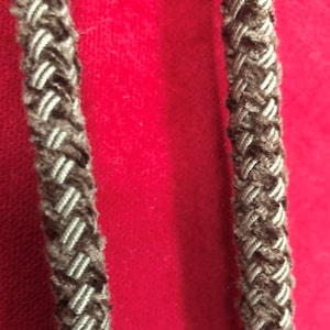 Braun und Hellbraun 1/4&quot;Kordelschnur 4 YARDS / Zierleiste / Paspel / Vorhänge / Kissen / Wohnkultur / Polster / 4 Yard MINIMUM = QTY 1