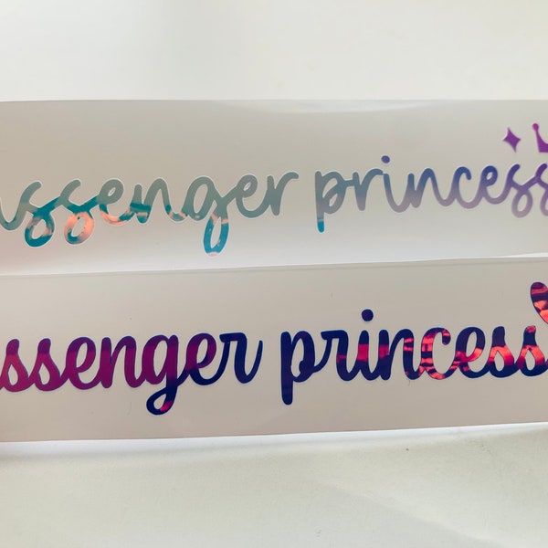 Passenger Princess Sticker Etsy