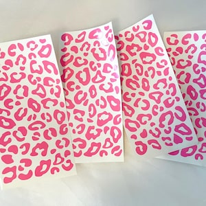 Cheetah Spot Decal, Die Cut Vinyl Sticker, Animal Print Car & Laptop Decal, Leopard Print Spot Pattern, Waterproof Durable Vinyl