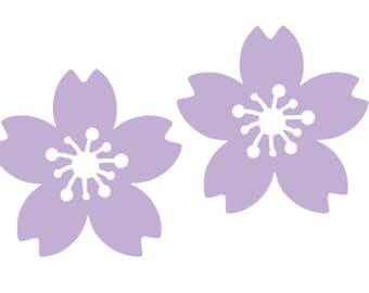 More Sakura Vinyl Decal: Holographic Cherry Blossom Sticker