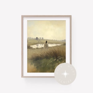 Wheatfield Wanderer | Savior | Jesus | Religious Prints | Jesus Christ Prints | Digital Art | Savior Art | Jesus Christ Art |