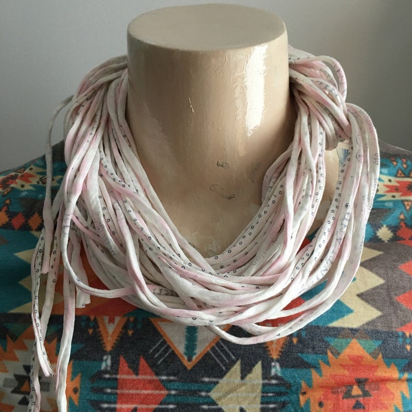 Tshirt Yarn Necklace Etsy