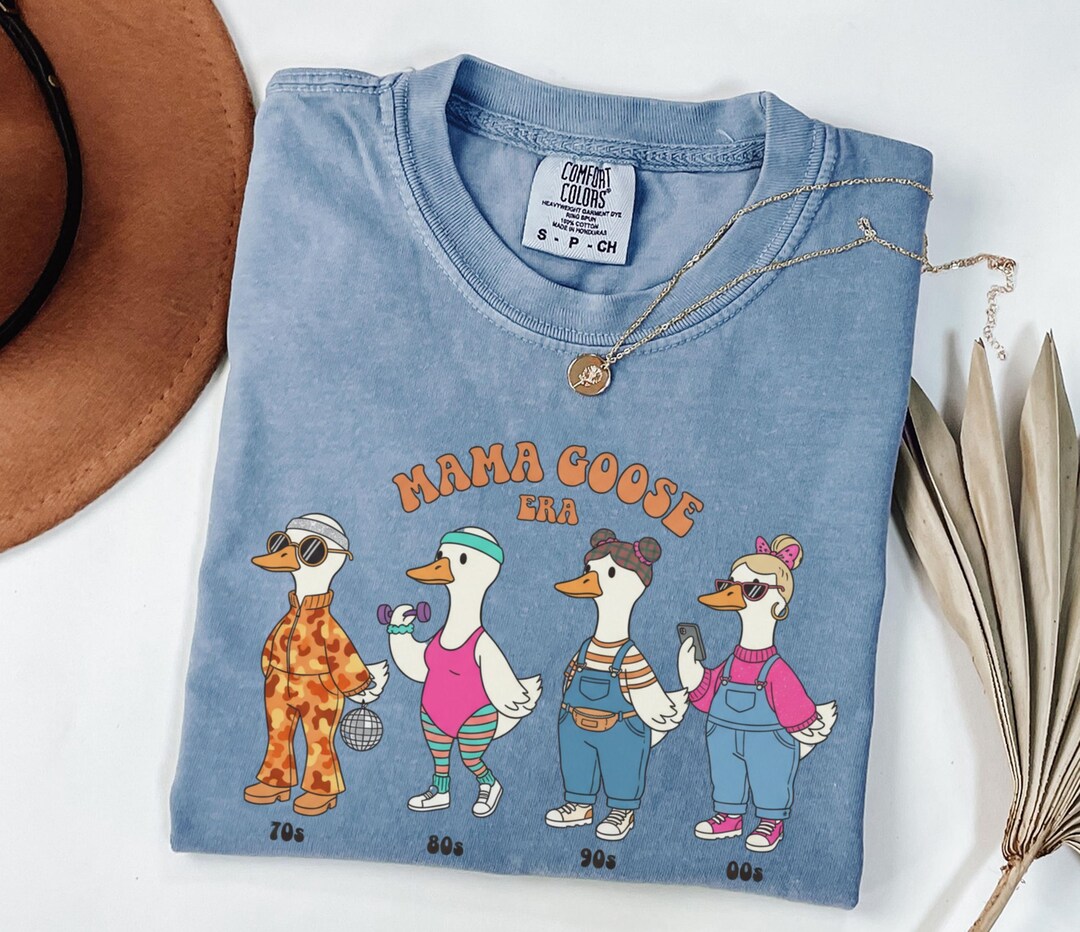 Mama Goose Era Retro Shirt: Vintage Cartoon Mother's Day Gift, Trendy ...