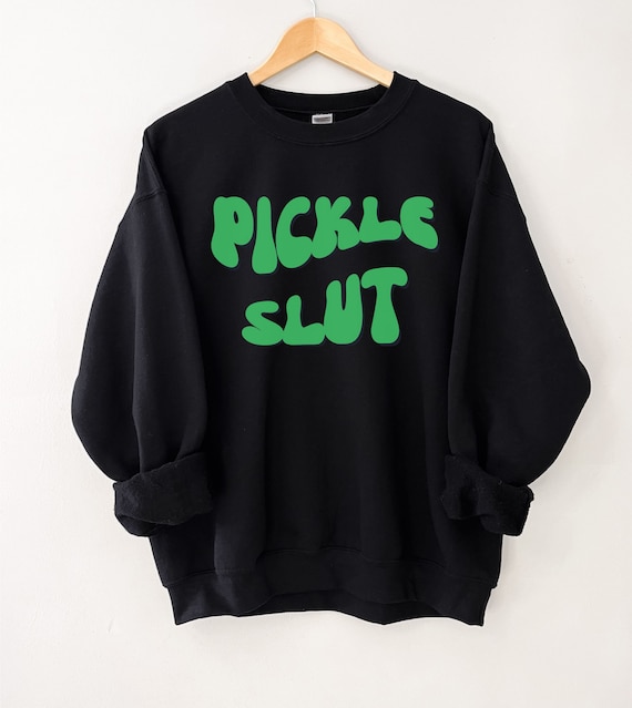 Crewneck Sweatshirt| Pickle Top| Pickle Lover Sweatshirt| Funny Gardening Shirt| Fun Sweatshirt| Veggie Shirt| Unisex T-shirt| Pickle Print