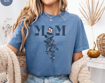 Comfort Colors®| Floral Mom Shirt| Mom Life Shirt| Motherhood Tshirt| Presents for Mom| First Time Moms| Floral Graphic Tee| Mama Shirt|