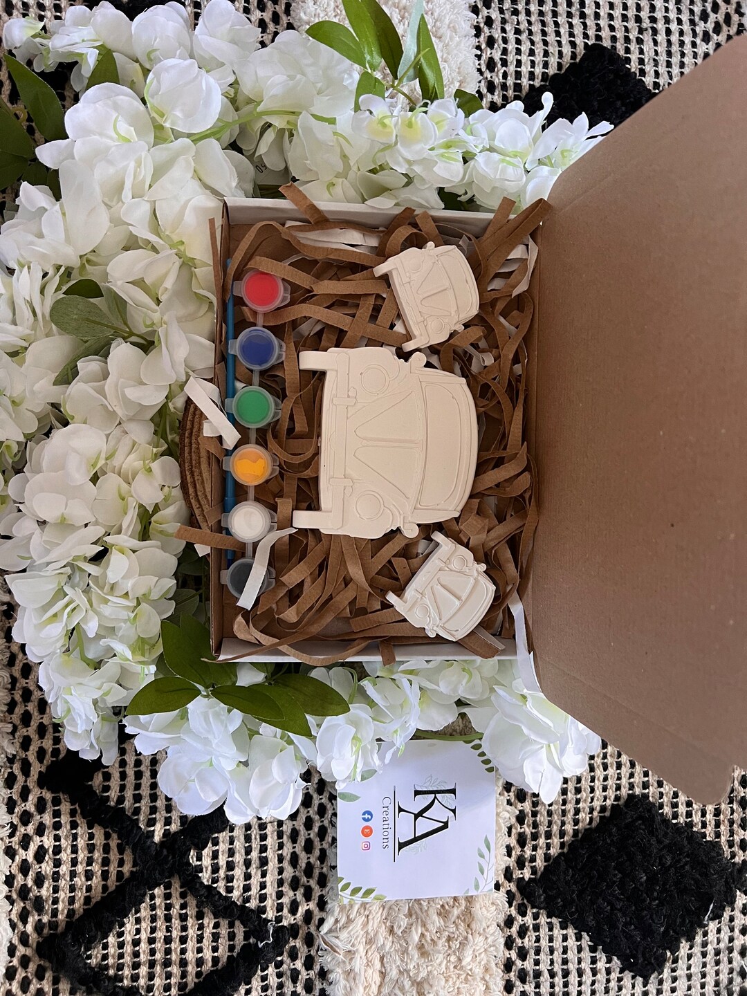 Vw Beetle Plaster of Paris Paint Your Own Mould Craft Box Etsy