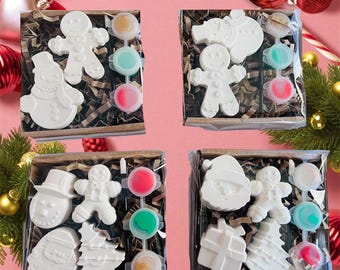 4 for 10 Paint your own Christmas decorations - Christmas Eve box - Christmas gifts - Christmas activities- Christmas craft ideas - paint