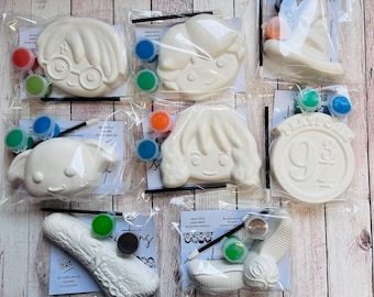 Peignez votre propre figurine de Paris en plâtre inspirée de Harry et ses amis - Ensemble d'activités - Décoration de chambre - Cadeaux pour enfants - Cadeaux - Peinture
