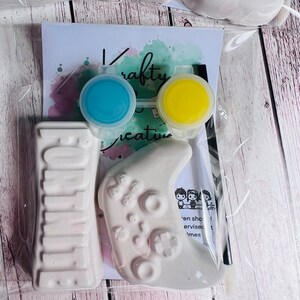 Paint Your Own Plaster of Paris Gaming Controller Set - Activity Set ...