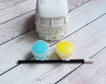 Paint your own plaster of Paris 3D Camper inspired - Activity set - Childrens Gifts - Gift - Painting - Party favour - character gift