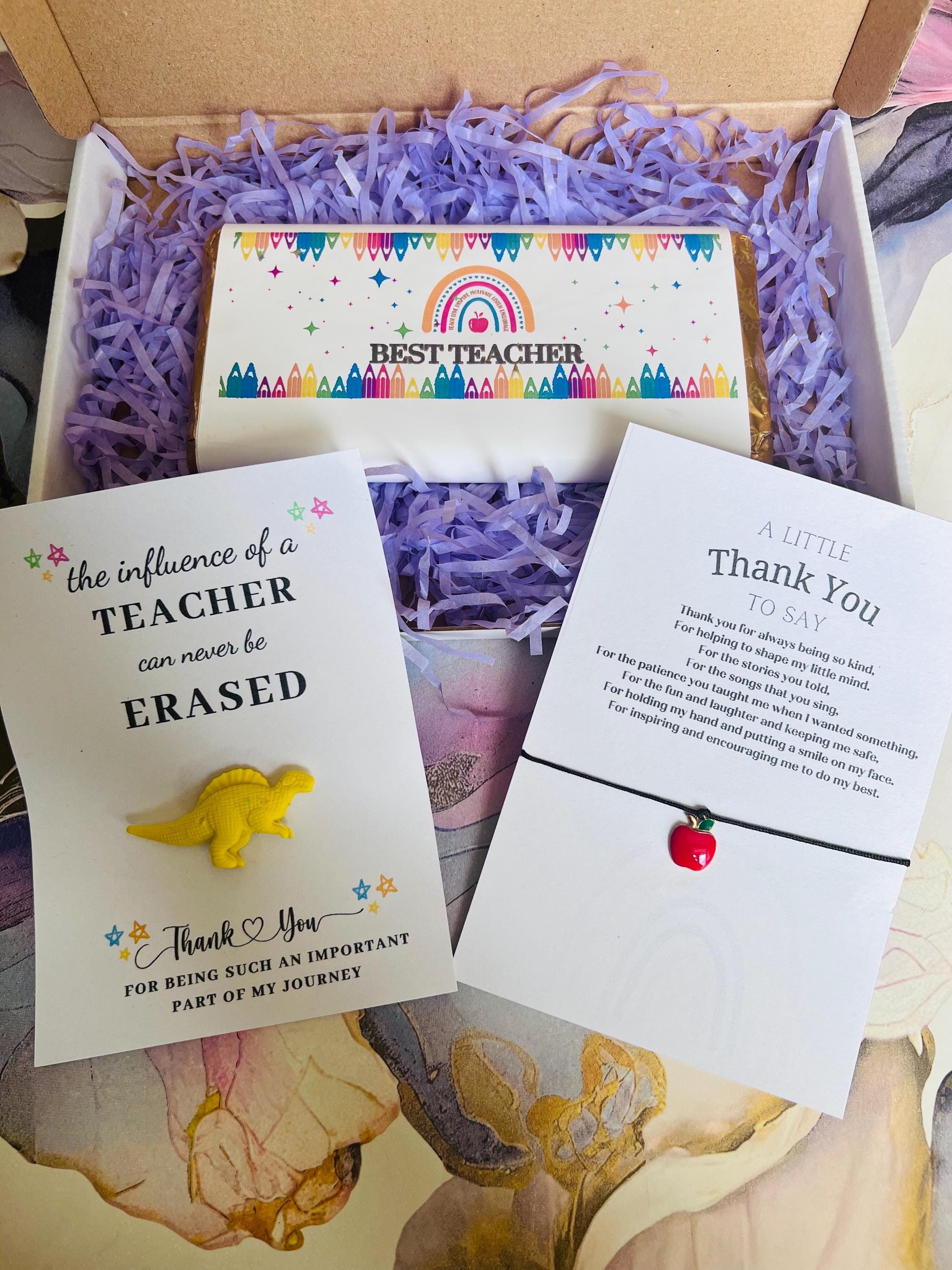 Lehrer Geschenktasche – „Teacher Survival Kit“ Motiv, Leinen, Ca. 23 X 18 Cm (Dankeschön, Weihnachten, Jahresende)
