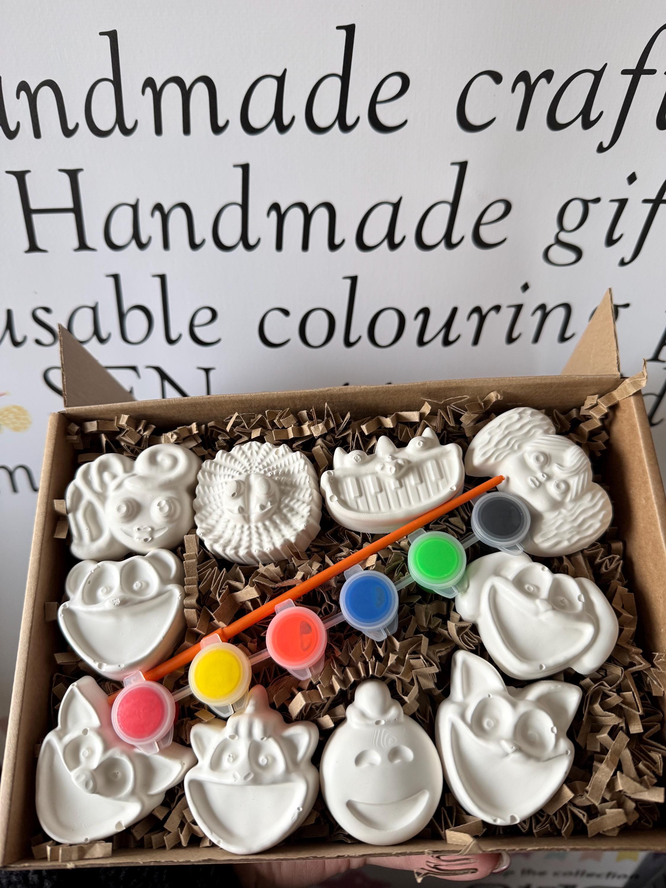 Plaster Fun Playtime Character Paint Your Own Plaster Craft Kit | Kids Face ...