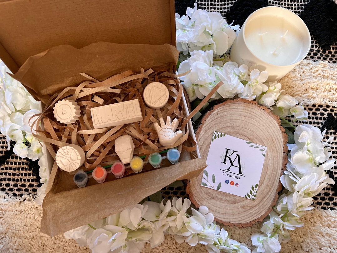 Marvel Plaster of Paris Paint Your Own Mould Craft Box Etsy