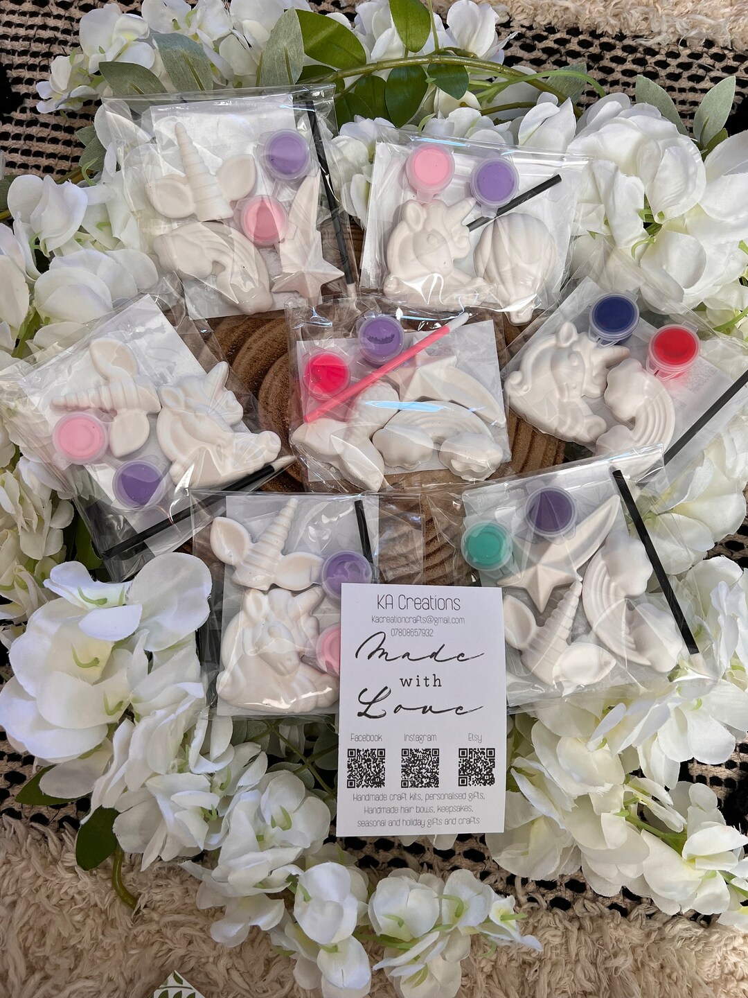 Paint Your Own Plaster of Paris Mermaid / Unicorn Kit Etsy