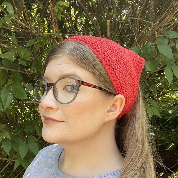 Red Head Scarf Etsy