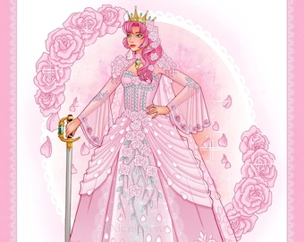 Utena Rose Bride Revolutionary Girl Utena 11"x14" Art Print