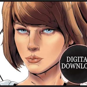 Life is Strange: Max Caulfield Poster ~ Original handgezeichneter Illustrierter Druck