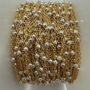 14k Gold-Filled & Sterling silver .2mm satellite chain by the foot, Bulk/Wholesale, bulk chain, Permanent Jewelry Made in the USA