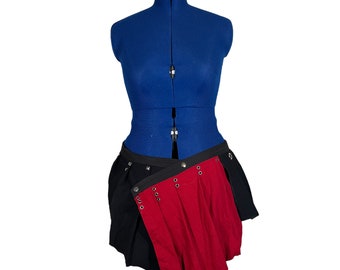 Red and Black Skirt
