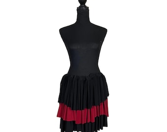 Spandex rok met ruches