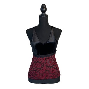 Velvet Lace Tank