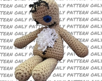 CROCHET PATTERN Small Korn Issues Doll