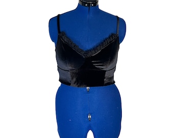 Lace Velvet Tank