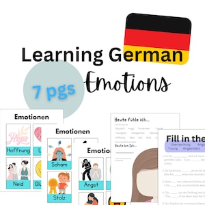 Learn German for Beginners, Printable Worksheets, Teacher Resource, Homeschool