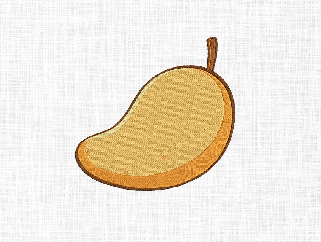Mango Embroidery Design Mango Embroidery Files Fruits Etsy