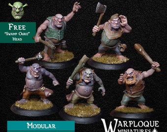 3D Printable Fishman Horde Bundle by Warp Miniatures