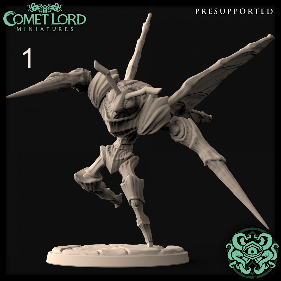 Undersands Lancer / Wargame Proxi / Tabletop RPG Mini / by Etsy