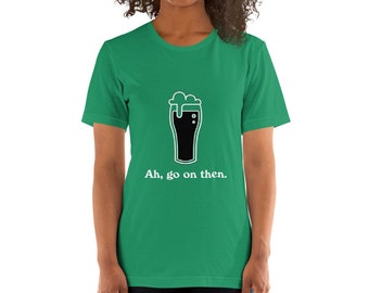 St Patrick's Day-t-shirt, unisex, St Patrick's Day-tröja, Stout Beer, Guinness, ölälskarens gåva