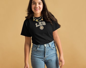 Lejonet - Stjärntecken - Stjärntecken - Kul - Barn-T-shirt - Klassisk ungdom