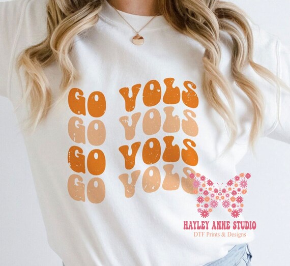 Go Vols, Tennessee Vols, Tennessee Football, Football Dtf, DTF Print, Ready to Press, Transfers Ready To Press, Heat Transfer, Dtf transfer
