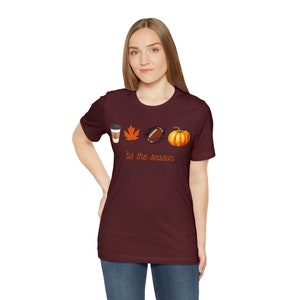 Fall Coffee & Pumpkin Spice T-Shirt: Thanksgiving Season Tee