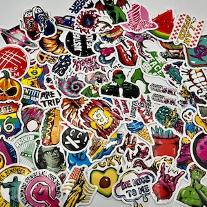 Pegatinas artísticas // Estilo mixto // Pegatinas geniales // Pegatinas geniales aleatorias // Pegatinas de vinilo // Pegatinas impermeables